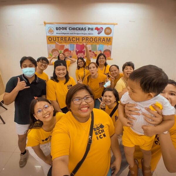 WITH THE BOOK CHICKS DURING OUTREACH PROGRAM - BOOK CLUB SHIRTS FROM WEAR YOUR BOOKS PH